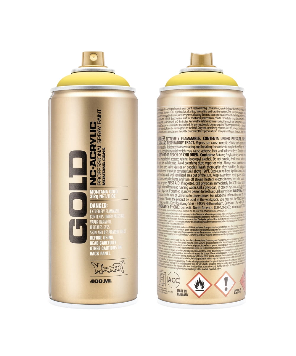 Montana GOLD 400 ml Spray Color, Easter Yellow