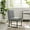 Light Gray, variant on Modway Indulge Channel Tufted Fabric Dining Chair in White