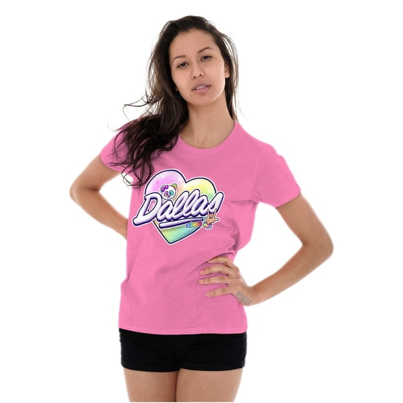 XOMG POP Dallas Panda Rock Star Women's T Shirt Ladies Tee Brisco Brands S