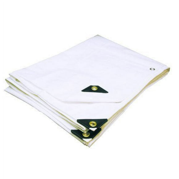 12'X24' Extra Heavy Duty White Tarp