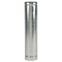 Selkirk 244036 4" x 36" 4VP-36 Galvanized Pellet Stove Pipe - Quantity of 3