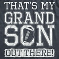 thumbnail image 2 of Mens Thats My Grandson Out There T Shirt Funny Proud Football Grandparent Tee for Guys Graphic Tees, 2 of 7
