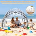 thumbnail image 6 of Mohsoe Weather Sports Tent | Bubble Tent for 4-Person | Waterproof Outdoor Sun Shelter | Portable Screen House | Spacious Interior |Ultra Visibility | All Weather Protection, 6 of 10