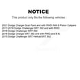 thumbnail image 2 of Transit Auto Front Rear Hub Bearings Assembly Disc Brake Rotors and Semi-Metallic Pads Kit (10Pc) for Car Dodge Challenger Charger - Left Right Side (Driver Passenger) KBB-109053, 2 of 11