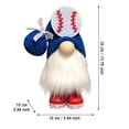 thumbnail image 3 of Décor d'Automne Baseball Football Scène de Poupée Sans Visage Figurine Décorative Nain Ornements, 3 of 4