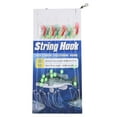 thumbnail image 3 of 10pcs Sabikis Rigs Bait Fishing Feather Lures Sea Herring Baits Simulated Fish Skin String Hooks Finished Line Set, 3 of 12