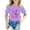 Purple, variant on Trendfront Little Girls 3rd Birthday Gift T Shirt Three Years Varsity Font Crewneck Short Sleeve Tee Kids Bday Vacation Clothes