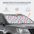 thumbnail image 4 of Sikiie Watermelon Print Foldable Car Windshield Sun Visor, Car Window Sunshade Suitable for Sedan, SUV and Truck Car Accessories-Small, 4 of 6