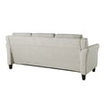 thumbnail image 5 of Lifestyle Solutions Taryn Traditional Sofa with Curved Arms, Beige Fabric Upholstery, 5 of 13