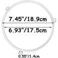 thumbnail image 2 of 7.45" Microwave Turntable Ring Oven Rotating Ring Roller Middle Glass Plate Tray Support Holder Replacement Inner Ring Roller Support Wheel Ring(Random Color), 2 of 5