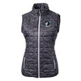 thumbnail image 2 of Women's-Cutter & Buck  Black Minnesota United FC Rainier PrimaLoft Eco Insulated Full-Zip Printed Puffer Vest, 2 of 3
