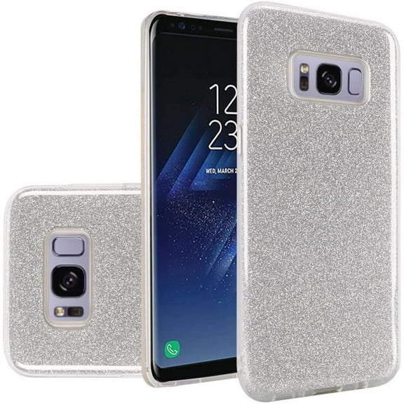 GSA Glitter Candy Case For Samsung Galaxy S8 - Silver