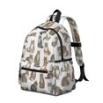 thumbnail image 2 of Realistic Cat White Pattern Backpack for School, Cute School Bag with Adjustable Shoulder Straps and Padded Back, 13.4"x11"x4.7", 2 of 5