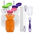 thumbnail image 1 of Beber Cup Special Supplies Honey Bear Straw, 240 ml, paquete de 3, 1 of 7