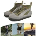 thumbnail image 3 of Rock fishing shoes Landing shoes non-slip waterproof felt sole steel nails, 3 of 8