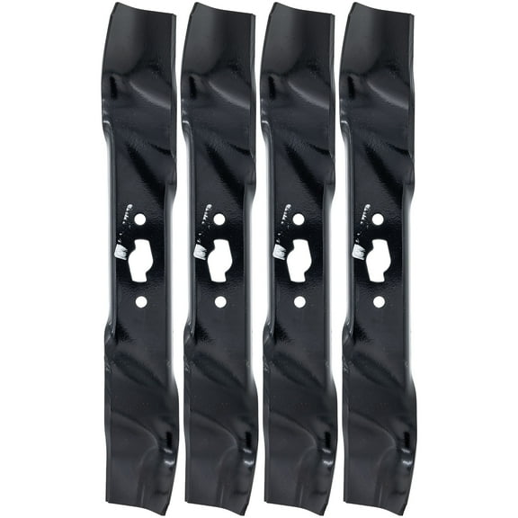 MTD 742P05535 18.225" Blade 3IN1 S Shape Center Hole 4-PACK