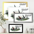 thumbnail image 4 of Designart 'Vintage Countryside Two Birds In Lake' Farmhouse Framed Art Print, 4 of 4