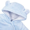 thumbnail image 2 of JiAmy Baby Romper Hooded Fleece Footed Jumpsuit Newborn Cartoon Hoodie Onesies Infant Warm Playsuit Bodysuits Outfits,0-12 Months, 2 of 7