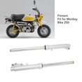 thumbnail image 3 of Front Forks Shocks Spring Suspension, 535mm Rustproof Front Fork Tubes Shocks Suspension Direct Replacement 1 Pair Premium High Strength  for Monkey Bike Z50, 3 of 8