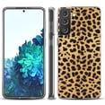 thumbnail image 1 of Slim-Fit TPU Protective Phone Case compatible with Samsung Galaxy S21+ 5G / S21 PLUS 5G, by OneToughShield ® - Cheetah Gold/Black, 1 of 3