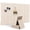 Light Camel, variant on MYMULIKE  15 Pack Large Cork Board for Wall 59" x 36",Felt Bulletin Board with 75 Push Pins,Thick Cork Board for Office Kitchen Classroom, -Black
