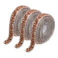 thumbnail image 1 of Unique Bargains 3 Pcs Resin Rhinestones Trim 3 Yards Self Adhesive Rose Gold Diamond Ribbons Rhinestone Strips Tape, 1 of 7