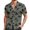 Light Green, variant on European Beach Men Comfortable Loose Sports Foreign Trade Business Casual Collar Button Open Shirt Short Sleeve Shirt Sequin Shirt Men