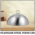 thumbnail image 3 of KAKOWELY 1Pc Metal Dome Lid for Grilling and Use 11.8x11.8x5.5in, 3 of 8