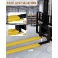 thumbnail image 6 of Garvee Pallet Fork Extensions, 4.5 ×60" Forklift Extensions, 4600LBS Lifting Capacity,Heavy Duty Steel Pallet Forklift Extensions, 1 Pair for Forklift Lift Truck Forklift Loaders,Yellow, 6 of 8