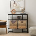 thumbnail image 2 of Casafield 13" x 13" Mixed Weave Storage Baskets, Natural - Set of 6 Collapsible Cubes, Woven Bin Organizers for Bathroom, Bedroom, Laundry, 2 of 8