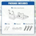 thumbnail image 6 of Car Transmission Shifter Cable Bracket Set with Spacer Mounting Bolts for Honda Civic 2006-2011, 6 of 8