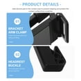 thumbnail image 3 of Phlegsive Car Headrest Tablet Mount Holder for Road Trips & Travel - Black, 3 of 5