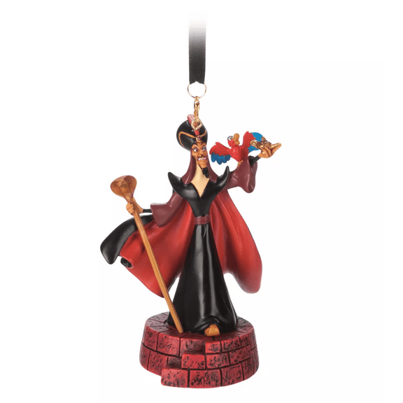 Disney Parks Aladdin's Jafar Villains Sketchbook Christmas Ornament New With Tag