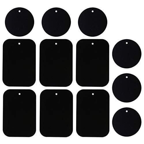Universal Replacement Sticker Compatible with Magnetic Mounts 10 Pack Black 4 Rectangle and 6 Round ANXEN Mount Metal Plate for Phone Magnet Car Mount Holder Cradle with Adhesive Universal Replacement Sticker Compatible with Magnetic Mounts 10 Pack Black 4 Rectangle and 6 Round ANXEN Mount Metal Plate for Phone Magnet Car Mount Holder Cradle with Adhesive