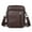 Brown203, variant on Men's Genuine Leather Messenger Top Layer Cowhide Shoulder Bag,Brown204