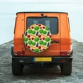 thumbnail image 6 of Susaid Vegetable Print Water Proof Spare Tire Cover Wheel Tire Dust-proof Cover Fit Trailer, RV, SUV and Many Vehicle-15 inch, 6 of 6
