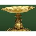 thumbnail image 4 of 6" Brass Garuda Lamp Pointed Beak - Hindu Eagle God Diya Figurine | Handmade Made in India, 4 of 4