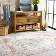 thumbnail image 2 of SAFAVIEH Martha Stewart Vanessa Medallion Machine Washable Area Rug, Sage/Light Rust, 5' x 7', 2 of 11