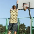 thumbnail image 5 of Sikiie Snail With Mushrooms Basketball Jersey Reversible Men's Mesh Athletic Sports Shirts Training Practice S-4XLSmall, 5 of 6