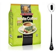 NineChef Bundle Aik Cheong Malaysia Instant 4in1 White Coffee with Hazelnut Kopi Putih Pracampur (1 Pack)+ 1 NineChef Spoon