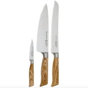 Messermeister Oliva Elite Professional Sharp 3 Piece Gourmet Kitchen Knife Set