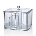 thumbnail image 1 of Youkk Acrylic Cotton Swab Makeup Box Portable Container Make Up Cotton Pad Holder Cosmetics Organizer, 1 of 7