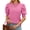 Rose Red, variant on Women Puff Sleeve Sweater Half High Collar Pullover Loose Fit Elegant Commuter Top Solid Color S XL