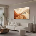 thumbnail image 3 of Abstract Art Modern Decorative Painting Warm Yellow Flowing Texture Painting Framed Canvas Poster Bedroom Decor Sports Landscape Office Room Decor Gift,Frame-style,16x24inch(40x60cm), 3 of 8