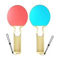 thumbnail image 1 of 2x Game Grip For Switch Oled Tennis Paddle Table Tennis Racket Troops Console, 1 of 5
