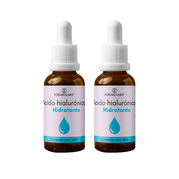 Serum Facial Ácido Hialurónico, Hidratante, cura y repara la piel, 30ml Día/noche 2 piezas