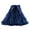 Navy, variant on Womens Pleated Tulle Petticoat Tutu Puffy Skirt Short Soft Yarn Princess Skirt for Adult Teen‘S 1950S Vintage Mesh Underskirt White