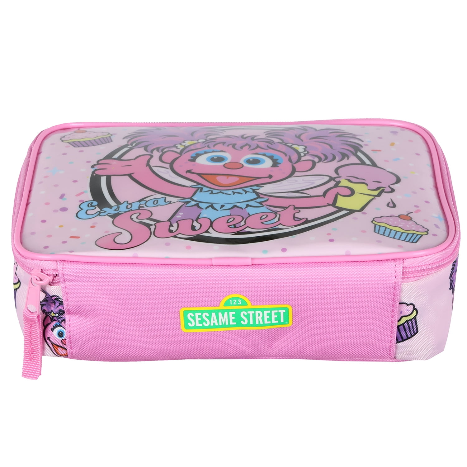 Sesame Street Lunch Box Extra Sweet Abby Caddabby Insulated Lunch Bag Tote 10"
