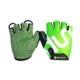 thumbnail image 1 of Naiovety BOODUN Fshion Guantes de ciclismo Gel Bicicleta Carreras Deporte Carretera Montaña Medio dedo Transpirable Fitness Mitten Guantes de ciclismo Ciclismo Verde L Naiovety HW4060-11, 1 of 5