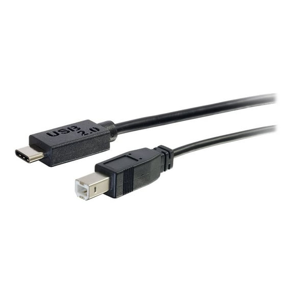 C2G 28858 3FT USB 2.0 USB-C TO USB-B CABLE M/M - BLACK